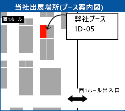 「国際物流総合展2023 第3回 INNOVATION EXPO」当社出展場所